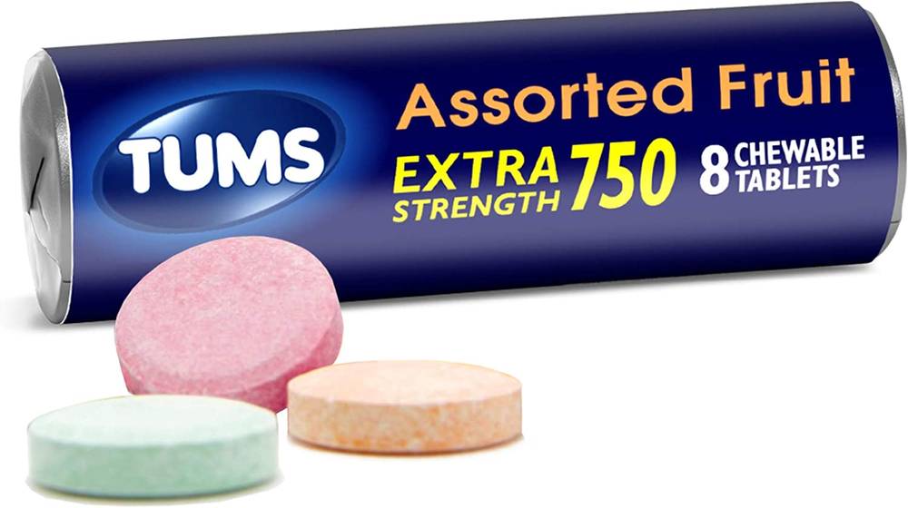 حبوب المضغ للحموضة وحرقة المعدة TUMS 