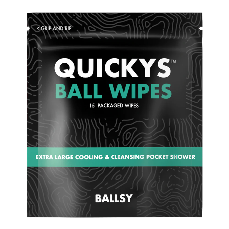 كويكيز وايبس للرجال للجسم Ballsy Quickys  - ١٥ منديل
