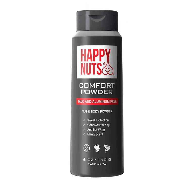 بودرة رجالية للجسم مضادة للاحتكاك والرطوبة ومعطرة Happy Nuts