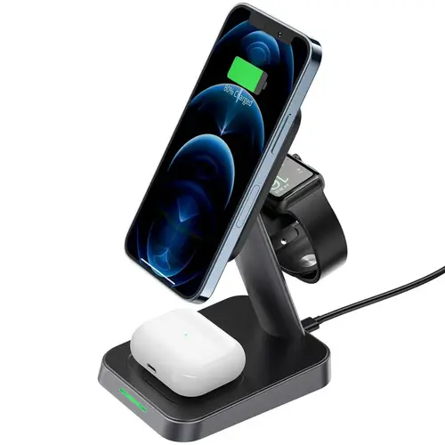 قاعدة شحن متعددة 3*1  واضاءه خلفية من ACEFAST E3