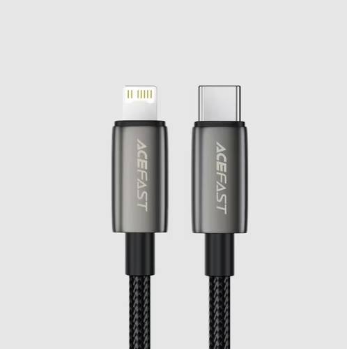 كابل شحن سريع ACEFAST USB-C إلى Lightning بقوة 30 واط – كابل ايفون تايب سي – نايلون مضفر – 1.2 متر