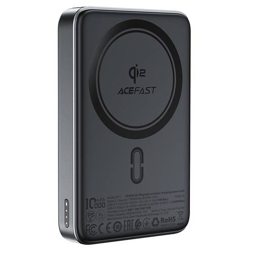  باور بانك ACEFAST M11 مغناطيسي 10000mAh شحن سريع 30W Qi2 مع حامل مدمج -M11-10000