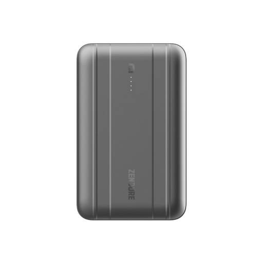 زندور - باور بانك  S10 10000mAh - رمادي