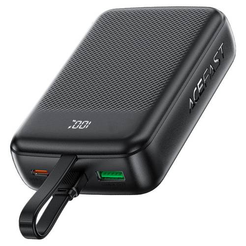 M14-20000 باور بانكACEFAST 20000mAh شحن سريع 22.5W مع شاشة رقمية وكابل USB-C مدمج