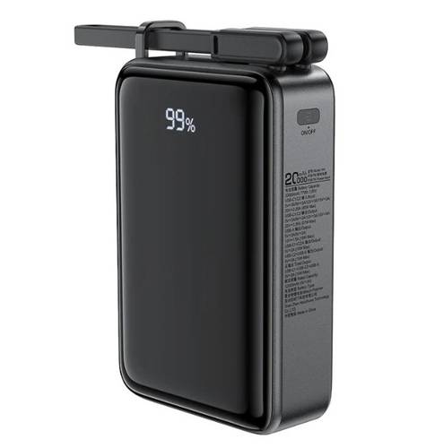  باور بانك M4-20000 ACEFAST   شحن 20000mAh سريع PD67W مع شاشة رقمية وكابل USB-C