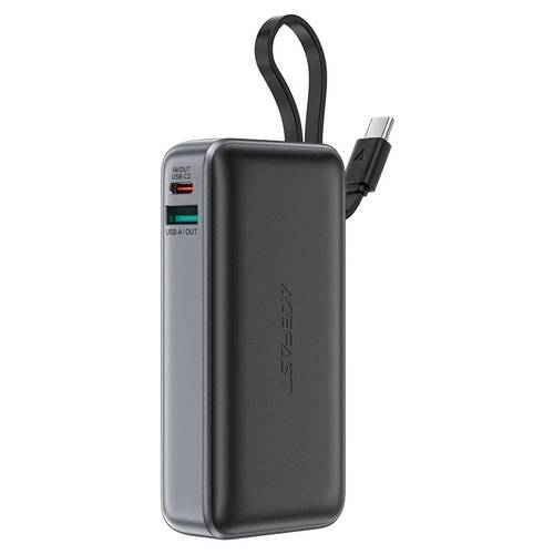 باور بانكACEFAST M7-10000  شحن 10000mAh سريع PD30W مع كابل USB-C مدمج