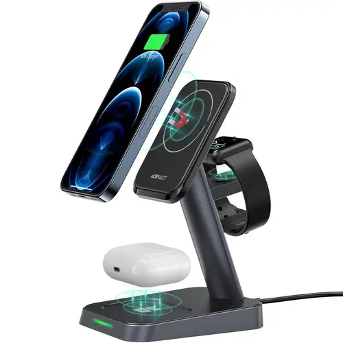 قاعدة شحن متعددة 3*1  واضاءه خلفية من ACEFAST E3