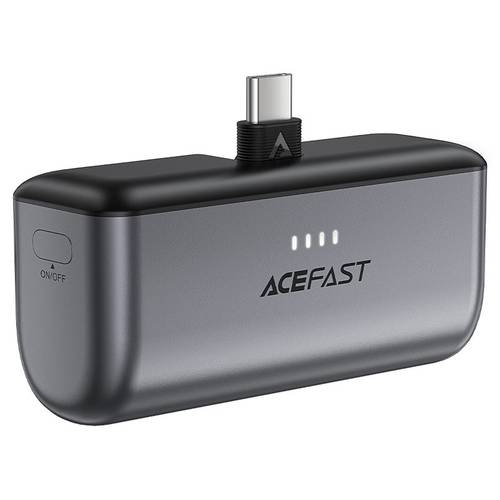 باور بانك ايس فاست 5000mAh ACEFAST M9 شحن سريع PD20W مع رأس USB-C مدمج-M9-5000 
