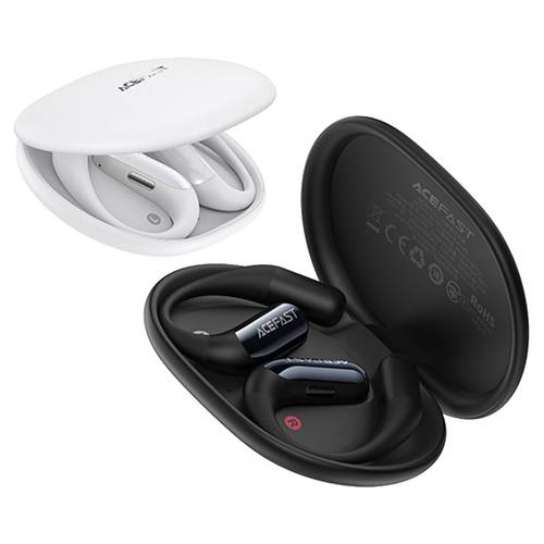 سماعات ACEFAST ACEFIT Air اللاسلكية بتقنية OWS – لون أبيض – خفيفة للغاية مع مقاومة للماء IP54 وصوت نقي