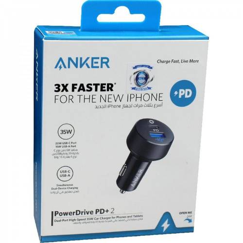 شاحن سيارة PD 35W ومنفذ USB - أنكر