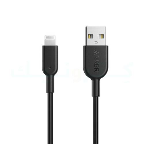 كيبل شحن انكر  USB  ايفون 2 متر أسودpower Line