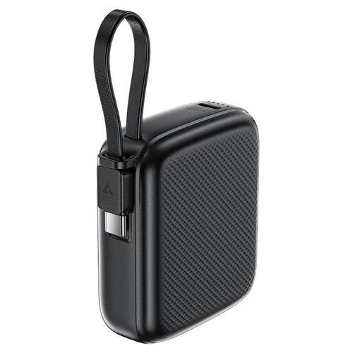 باور بانكACEFAST M15 10000mAh شحن سريع 20W مع كابل USB-C مدمج