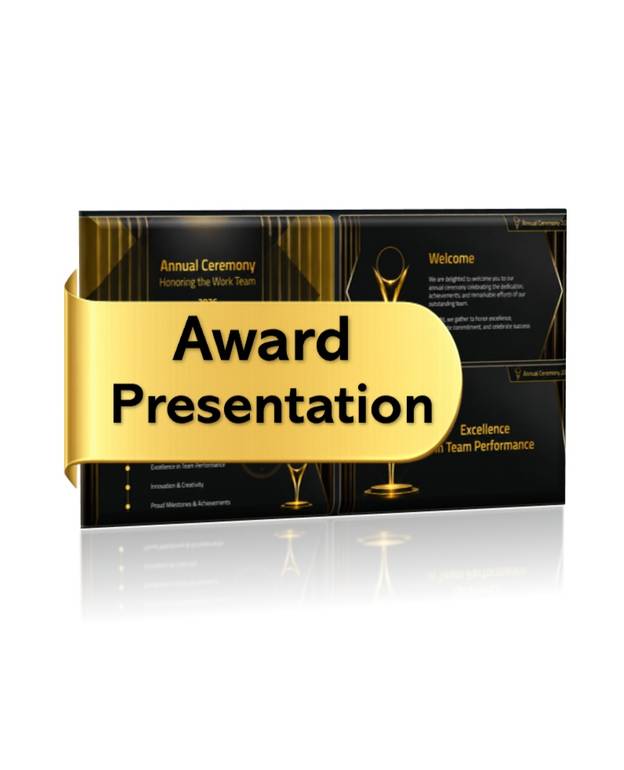 PowerPoint Template - Award - English