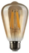 لمبة LED ST64 كهرمانية E27 8 واط