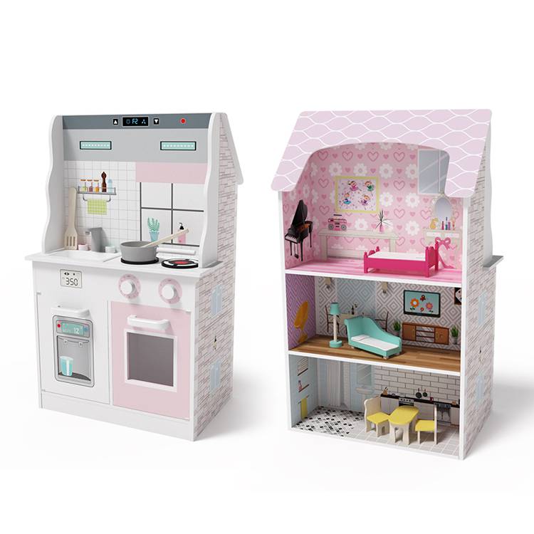 Kitchen with dolls house  