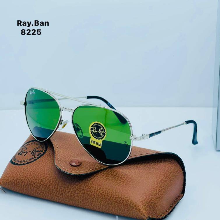 نظارة شمسية للرجال من راي بان بايطار فضي