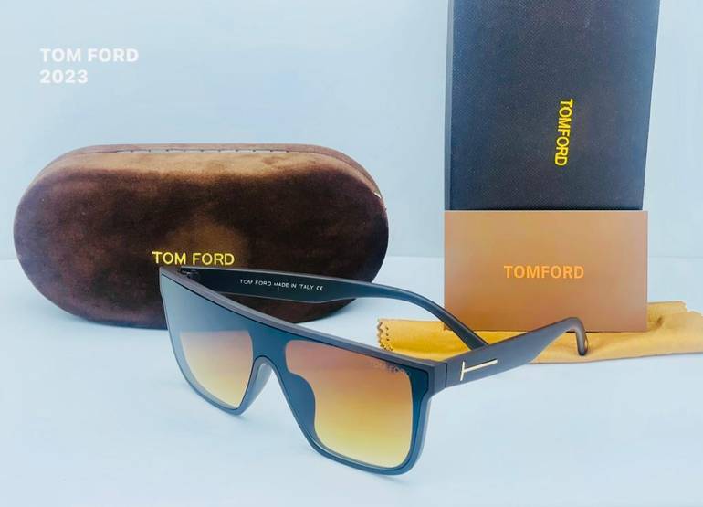 نظارة تومفورد شمسية للرجال - بني