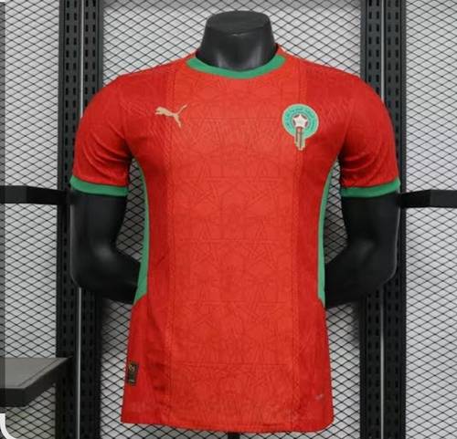 تيشيرت منتخب المغرب الأساسي الأحمر لعام 2026 