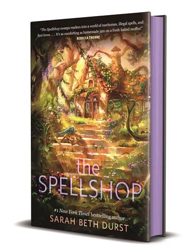 The Spellshop: A heart-warming cottagecore fantasy about first loves and unlikely friendships Hardcover US Edition– 11 July 2024 by Sarah Beth Durst