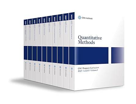 2027 CFA® Program Curriculum, Level II Box Set  Author(s): CFA Institute  First Edition ©2026