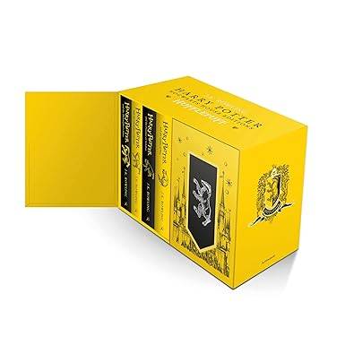 Harry Potter Hufflepuff House Editions Hardback Box Set Hardcover – 11 Nov. 2021 by J.K. Rowling
