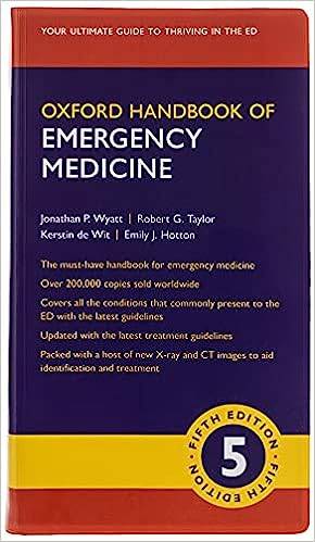 Oxford Handbook of Emergency Medicine