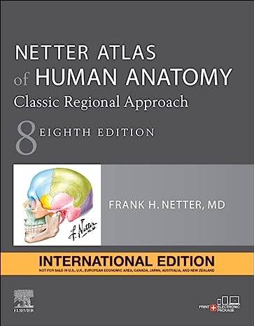 Netter Atlas Of Human Anatomy: Classic Regional Approach, International Edition 2022