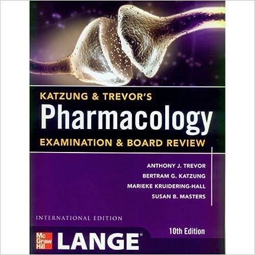 Katzung/Trevors Pharmacology Examination Board Review 10E Paperback – 1 Jan. 2012