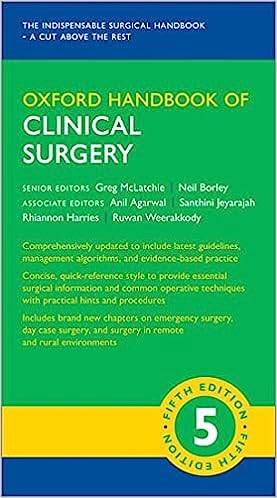 Oxford Handbook of Clinical Surgery