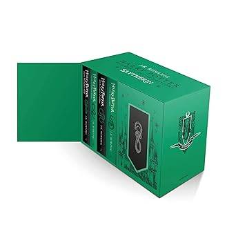 Harry Potter Slytherin House Editions Hardback Box Set Hardcover – 11 Nov. 2021 by J.K. Rowling