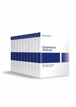 2027 CFA® Program Curriculum, Level I Box Set  Author(s): CFA Institute  First Edition ©2026 Peaperback