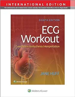ECG Workout: Exercises in Arrythmia Interpretation by Jane Huff Peperback  2022 