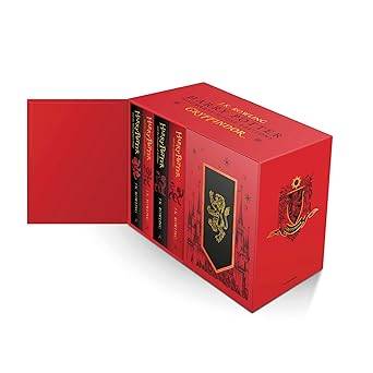 Harry Potter Gryffindor House Editions Hardback Box Set Hardcover – 11 Nov. 2021 by J.K. Rowling