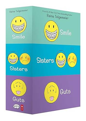 Smile, Sisters, and Guts: The Box Set by Raina Telgemeier