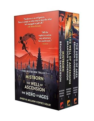 Mistborn Trilogy TPB Boxed Set: Mistborn, The Well of Ascension, The Hero of Ages (The Mistborn Saga) Paperback – April 11, 2023 by Brandon Sanderson