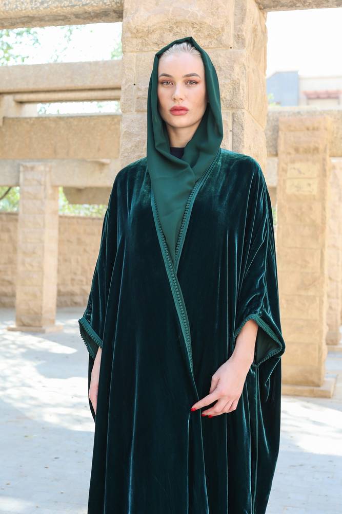 S1 Velvet Abaya