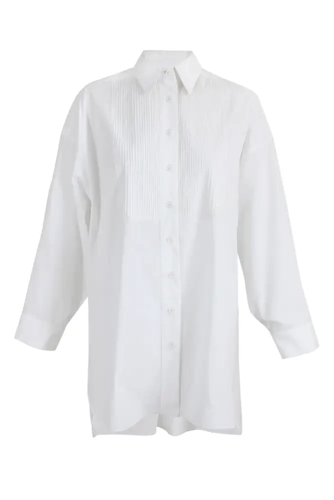 Oversized poplin shirt 