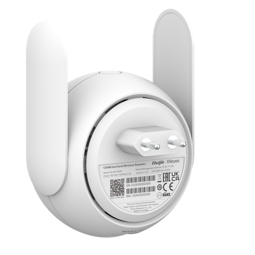 مقوي شبكة لاسلكي فيش جداري 1200Mbps Dual-band Mesh Wi-Fi Extender   