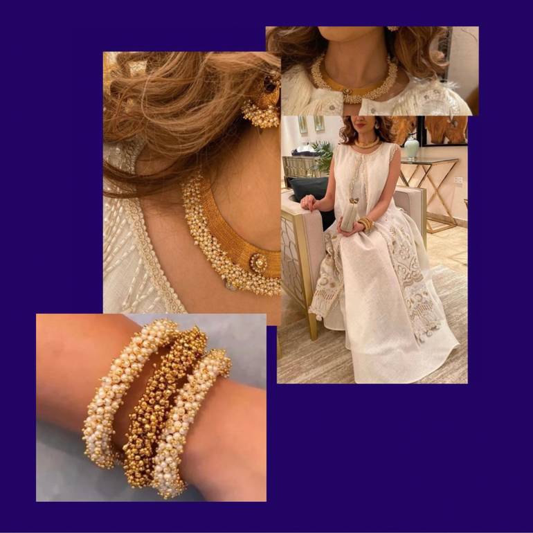 one stone set + rolling bracelet