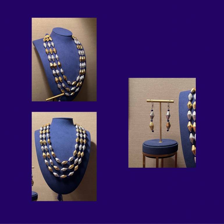 blue silver and black hail set - #97