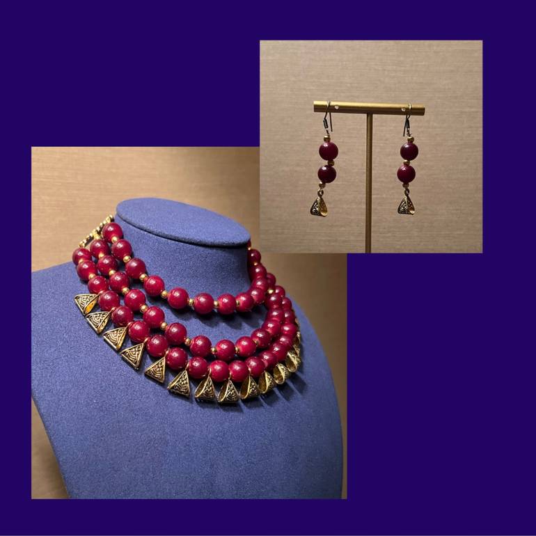 marron stones set - #55