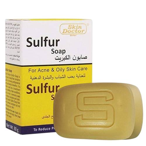 صابون الكبريت للحبوب والطفح الجلدي 80غ