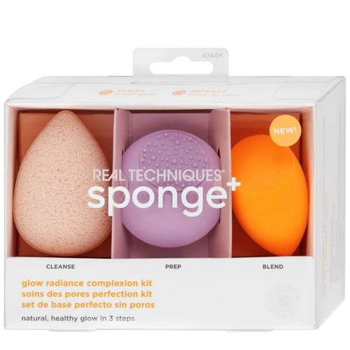 Real Techniques Sponge Glow Radiance Complexation Kit 3 pcs