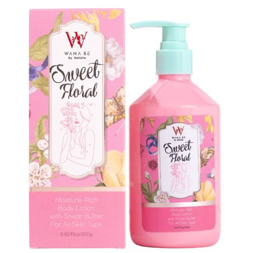 لوشن مرطب للجسم Sweet Floral وانا بي باي نتالي 250غ