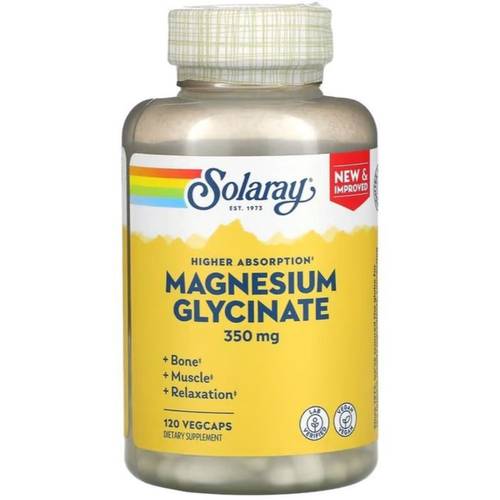 Solaray Magnesium Glycinate 120vegcaps