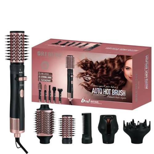 Rebune Auto Hot Brush 1200W 6pcs
