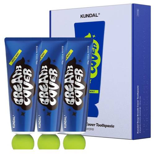 Kundal Herb Mint Toothpaste Set 3×100g