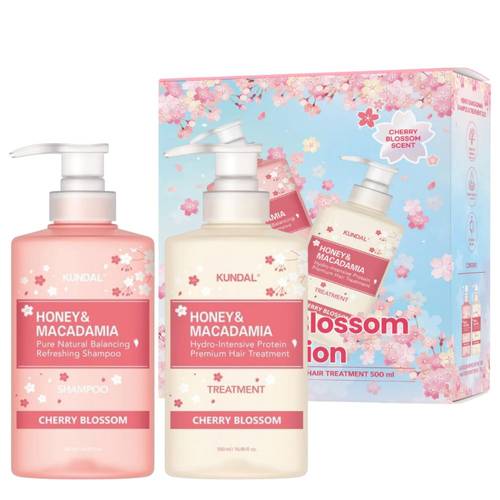 Kundal Honey and Macadamia Shampoo & Treatment Set 2×500ml