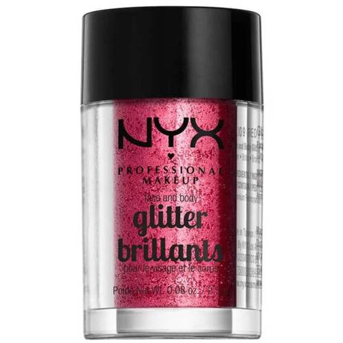 NYX Red Face&Body Glitter Brillants 2.5g