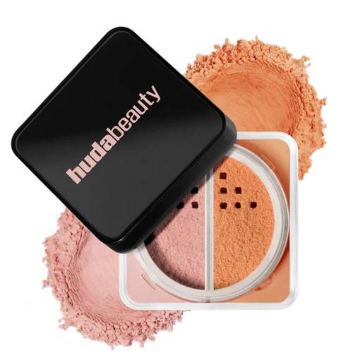 Huda Beauty Easy Bake Duo Pink Pumpkin Loose Powder 2×6.5g